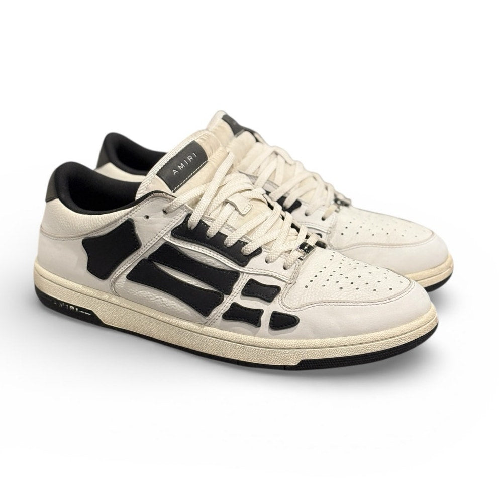 Size 13 - Amiri Skel Top Low 'Black White'