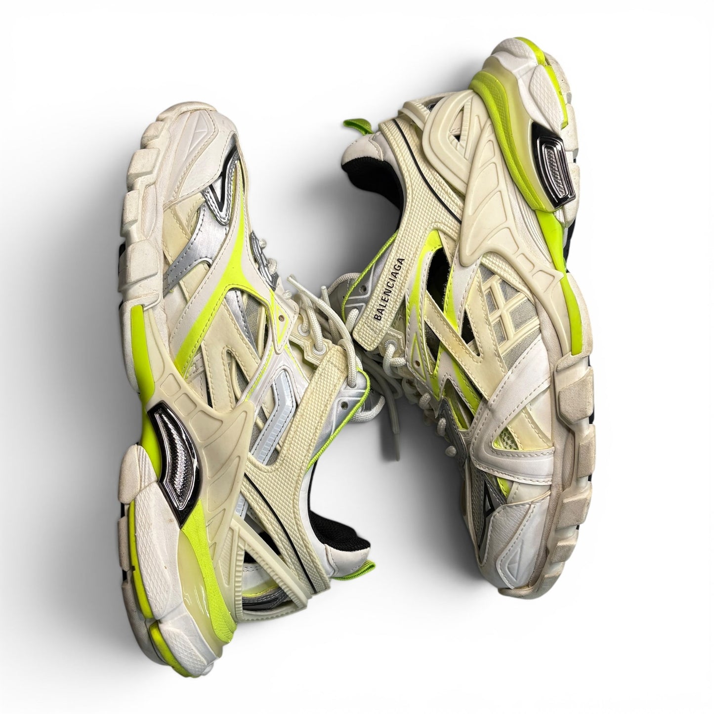 Balenciaga Track 2.0 White & Yellow Sneakers | Size 41(8M)