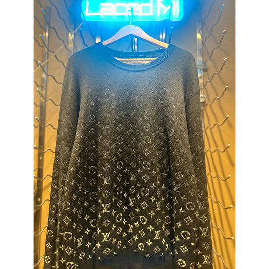 Louis Vuitton 2022 LV Monogram Pullover Black White - Large