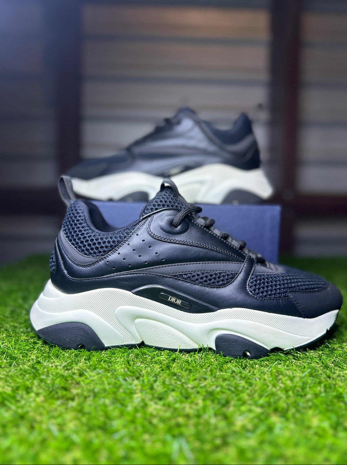 Size 10 - Dior B22 Black/White Sneakers