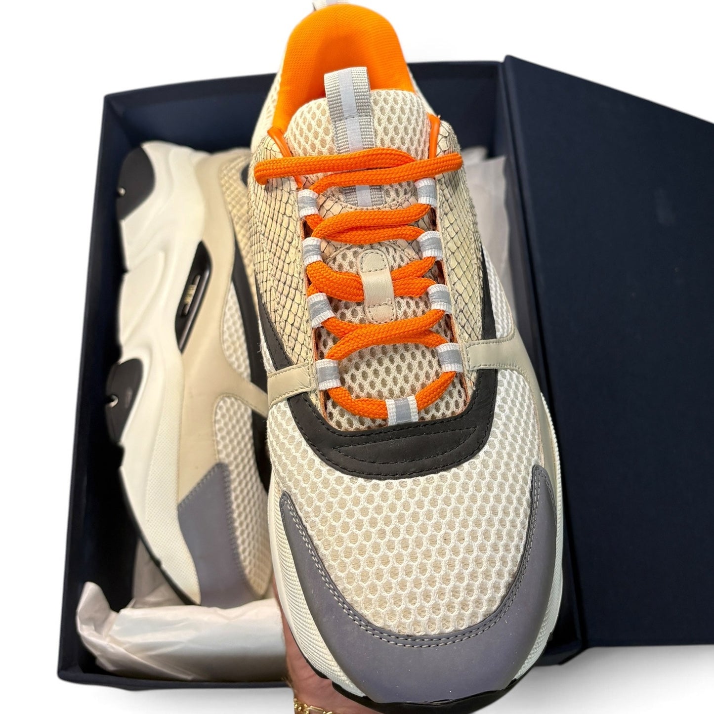 Dior B22 Sneaker ‘Python Beige’ Sneakers | Size 45(12US)