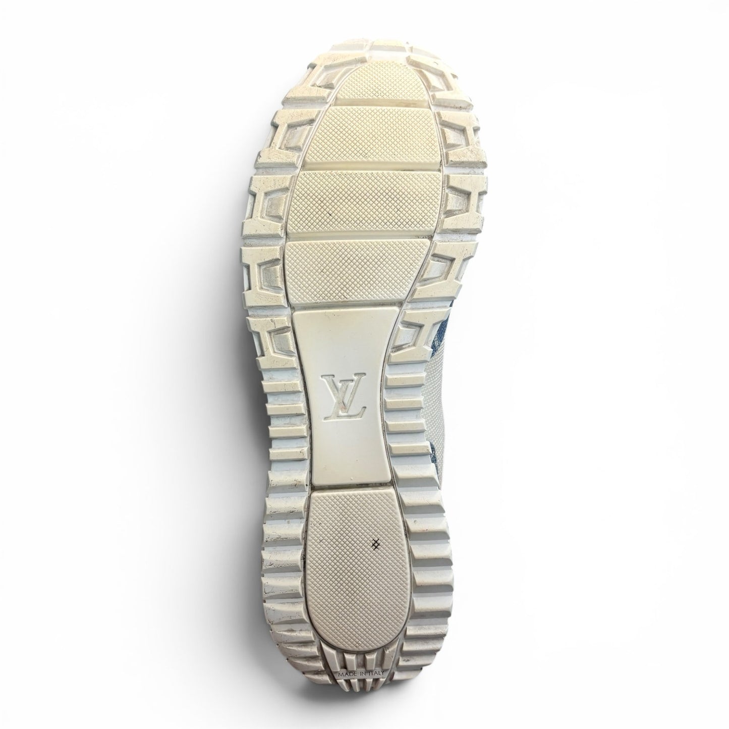 Louis Vuitton Runaway Sneakers White & Denim Monogram | 9LV