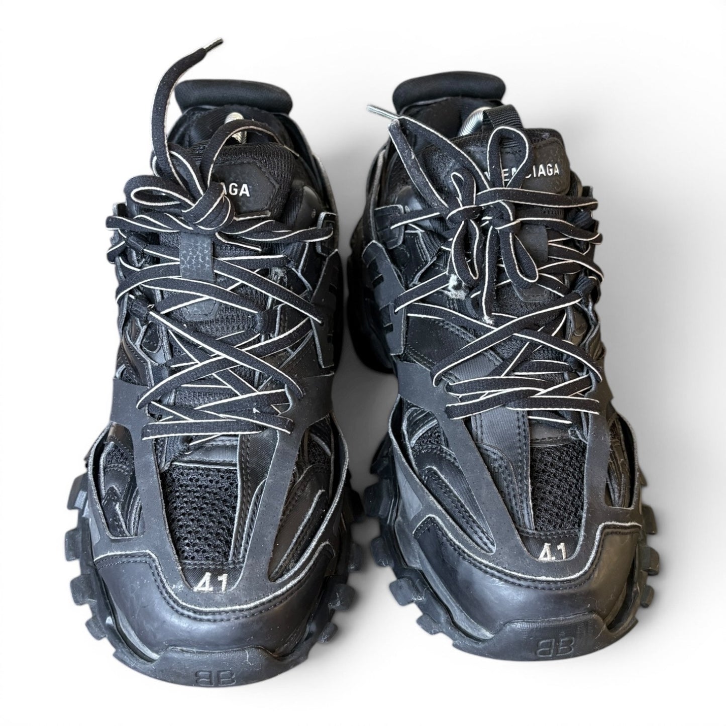 Size 8 - Balenciaga Track Black Sneakers