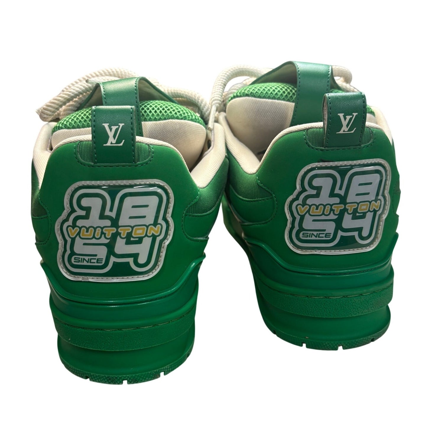 Louis Vuitton LV Skate Green White Sneakers | Size 8.5LV