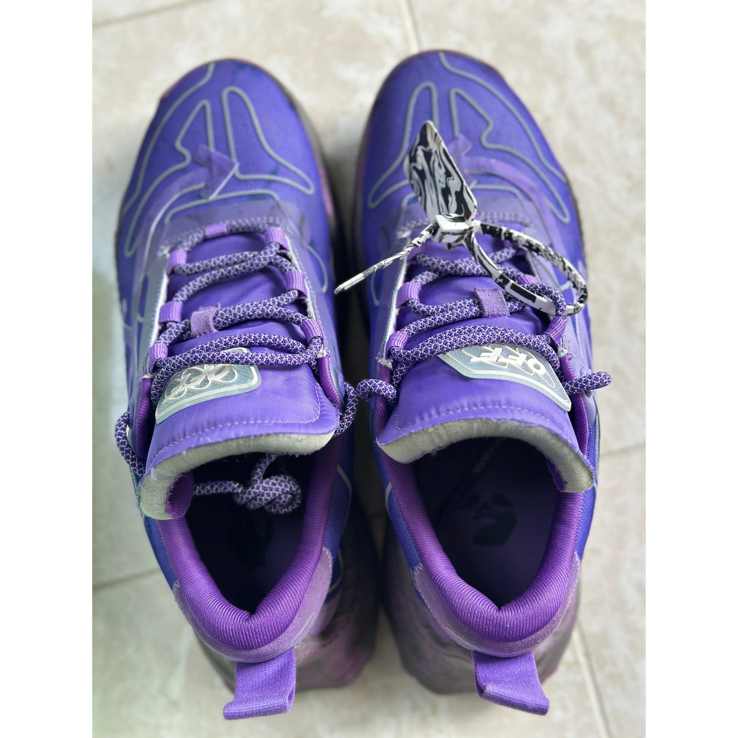 Size 11 - Off-White Odsy-1000 Purple Galaxy Men's Sneakers