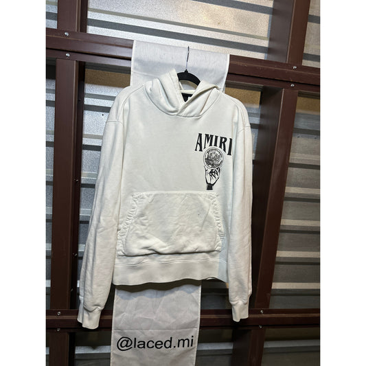 XL - Amiri Crystal Ball Hoodie Black / White