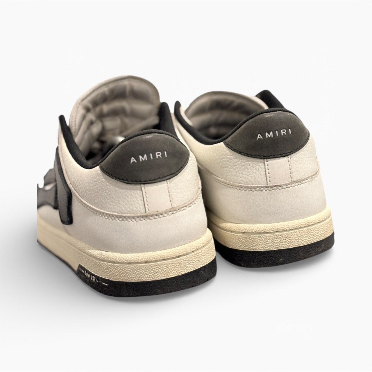 Size 13 - Amiri Skel Top Low 'Black White'