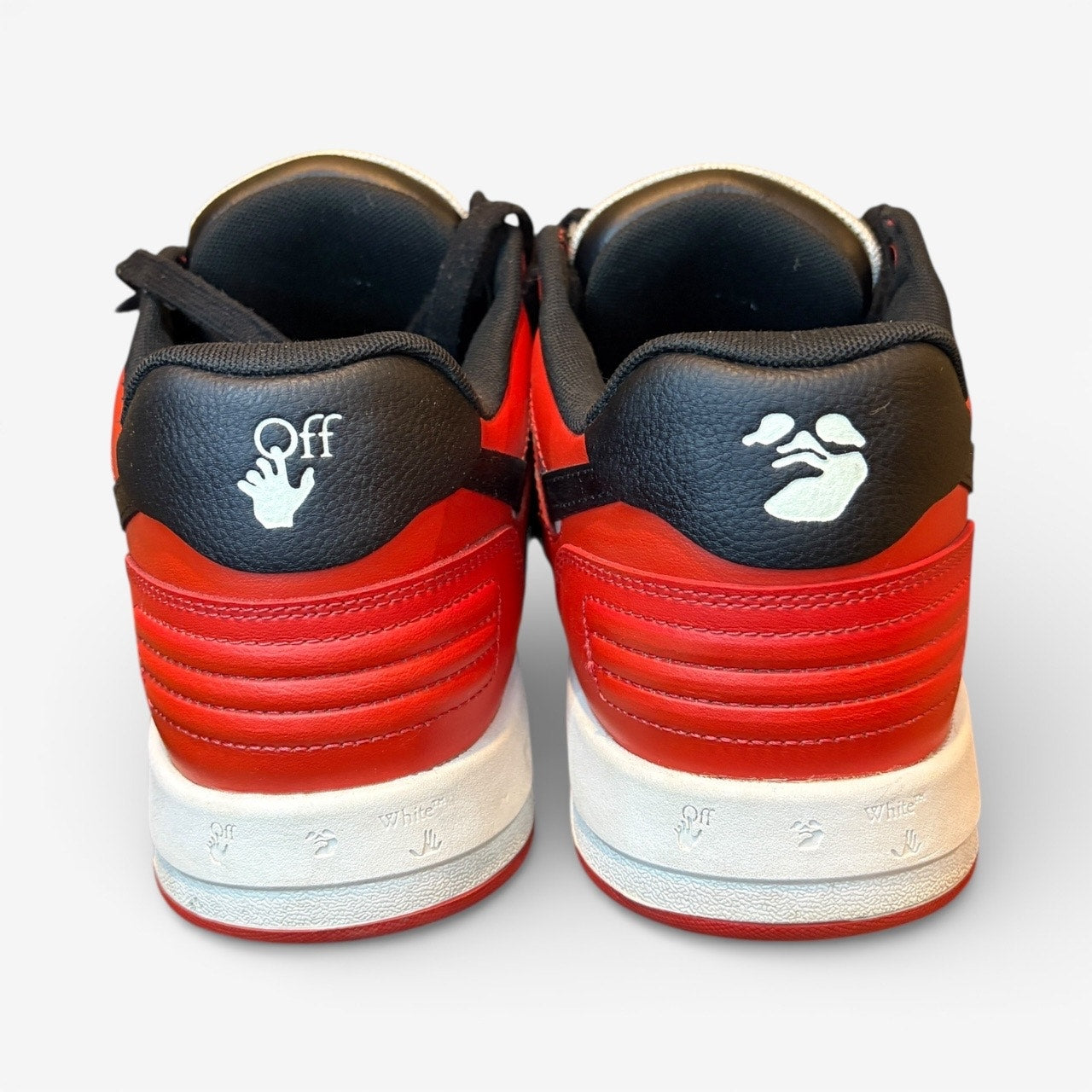 Off-White Out Of Office Men's Sneakers Red White Black 12US