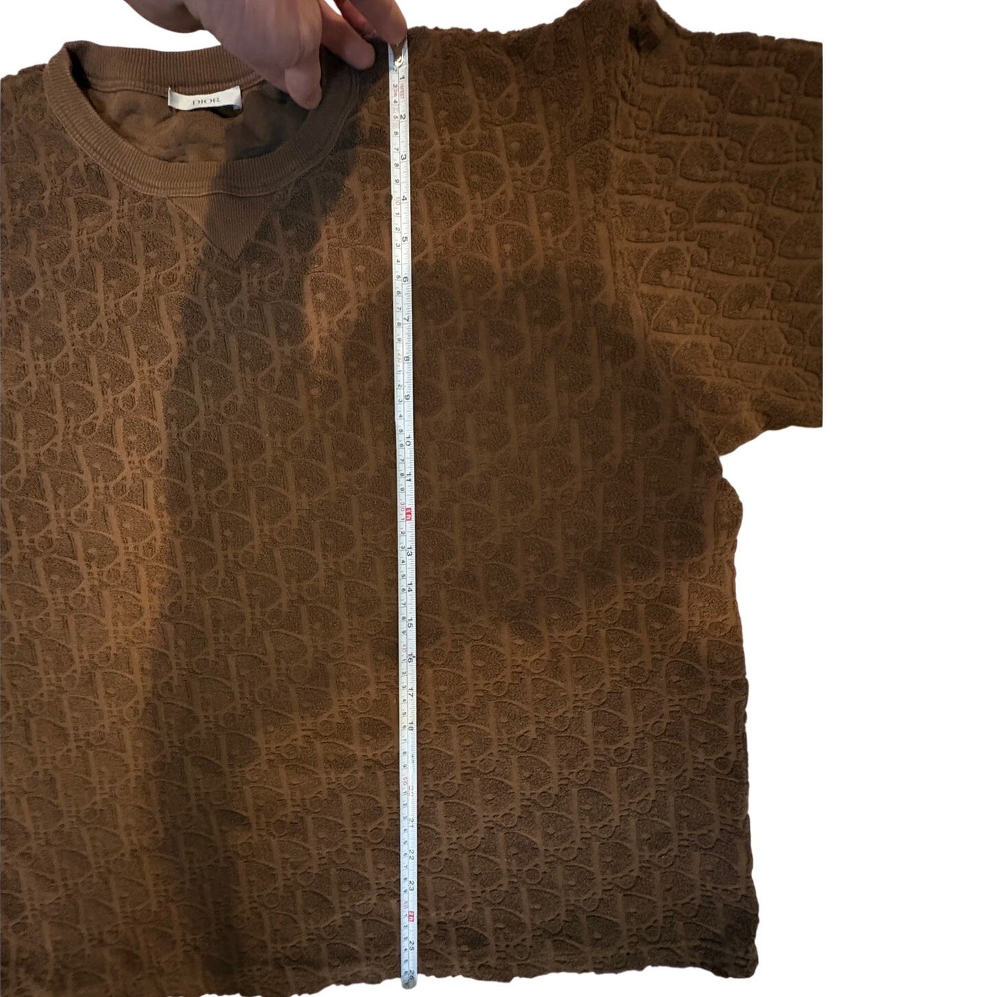 Dior Brown Oblique Towel T-Shirt