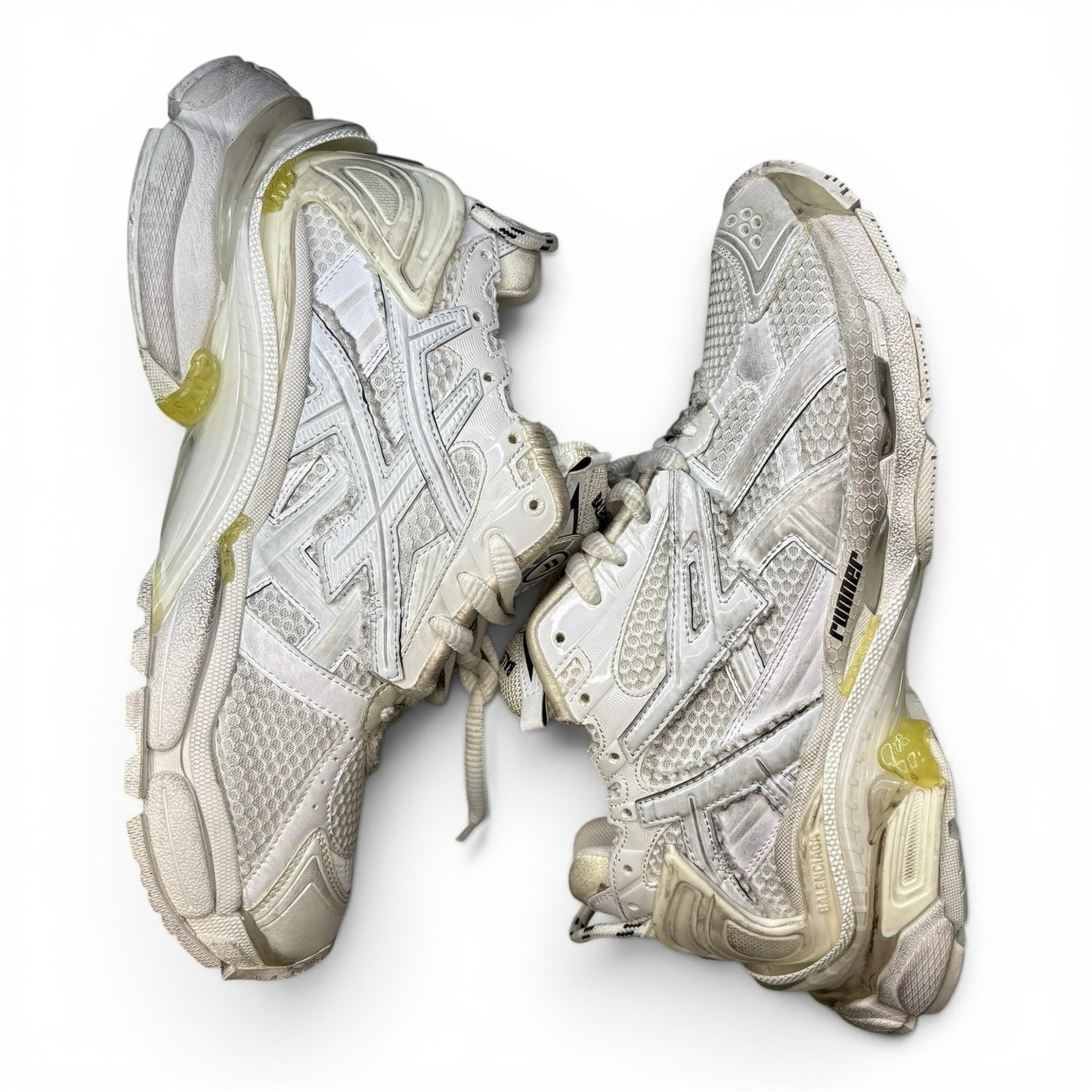 Balenciaga Runner White Track Sneakers | Size 41(8-9US)