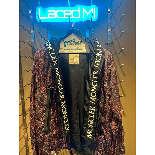 Size XXL - Moncler Black and Pink Siagne Jacket