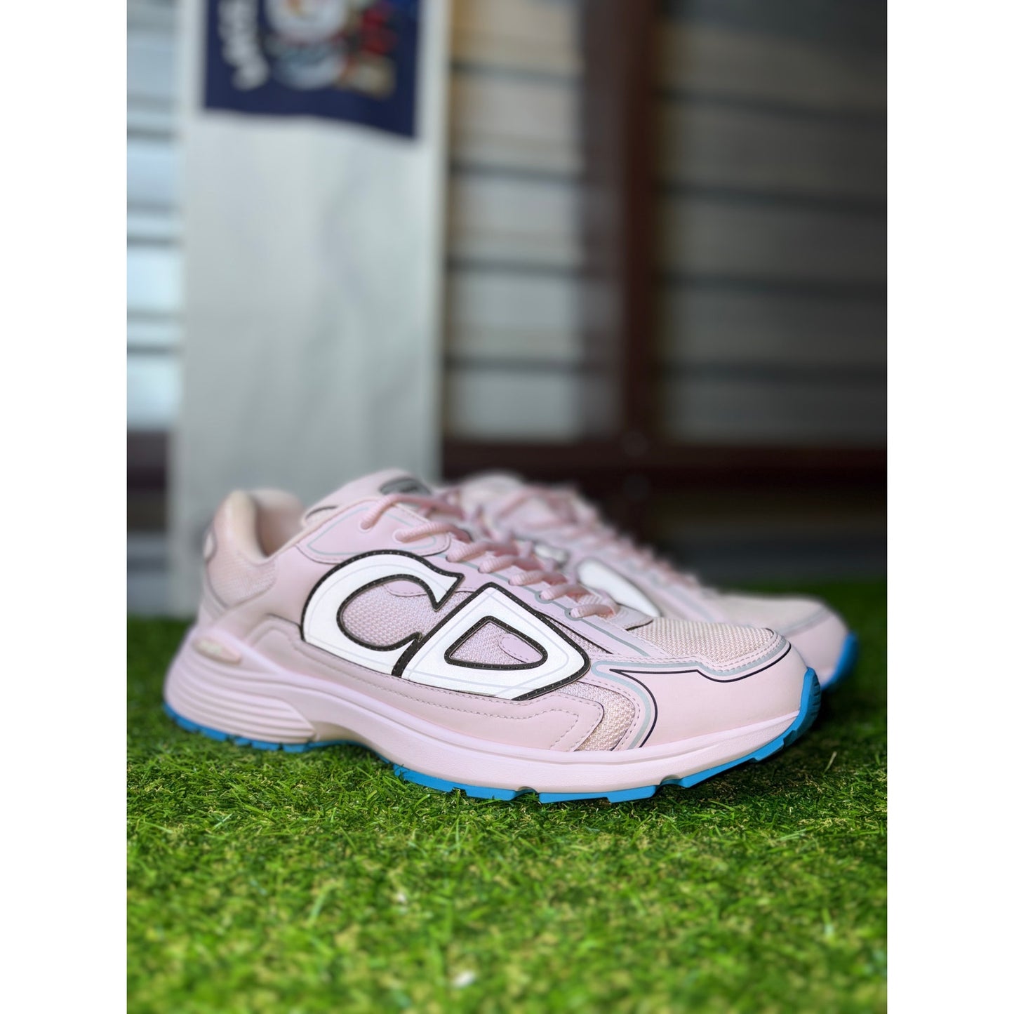 Size 13 - Dior B30 Reflective "Pale Pink Blue" Sneakers