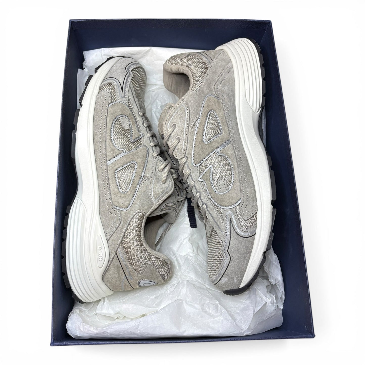 Dior B30 Grey Suede Sneakers | Size 46 (13US)