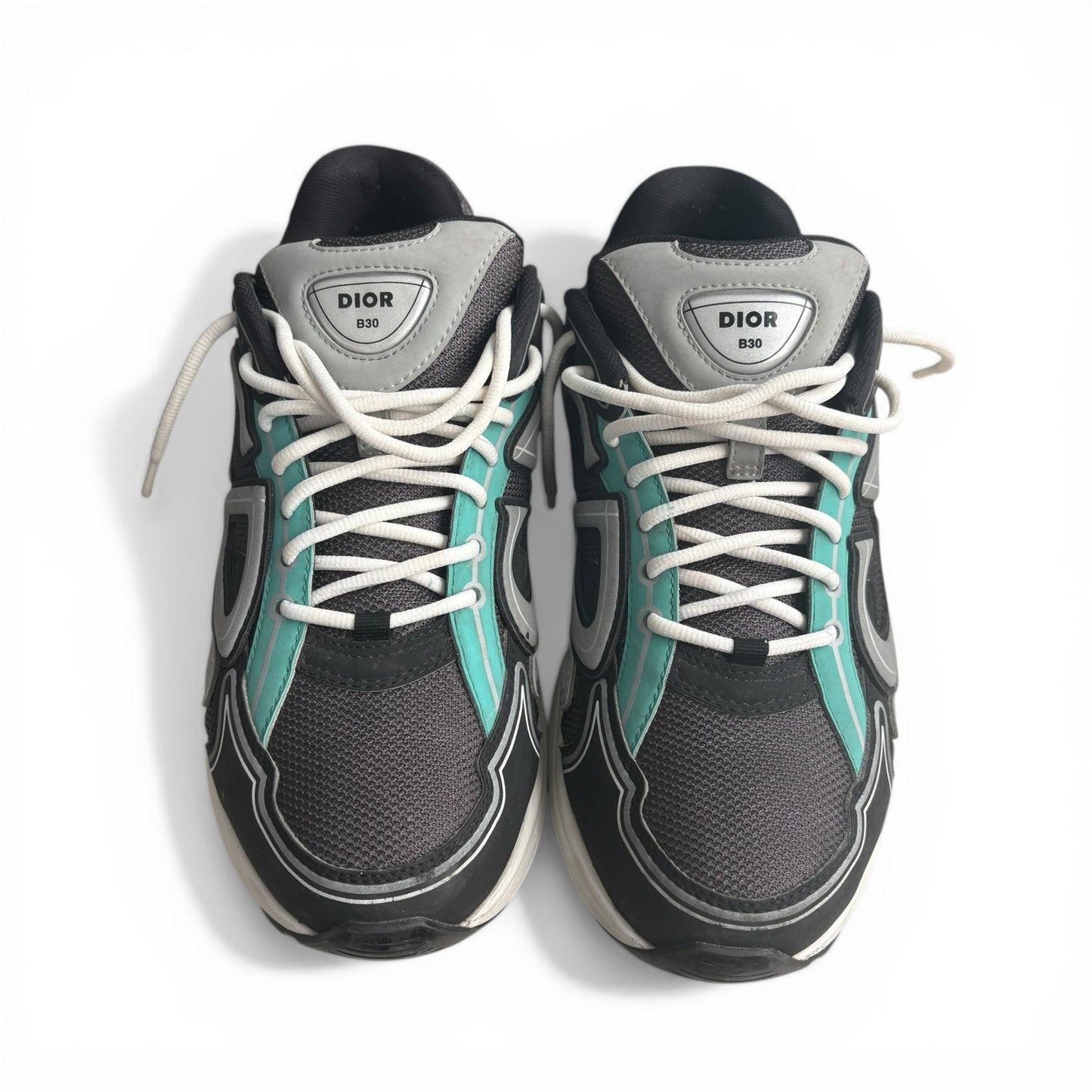 Dior B30 Turquoise & Black Sneakers | Size 43 (10US)