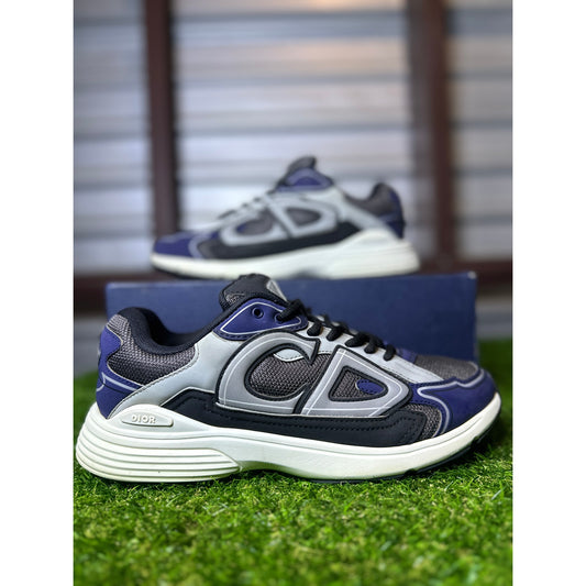 Size 44EU / 11US - Dior B30 Blue Grey Sneakers Retail $1200