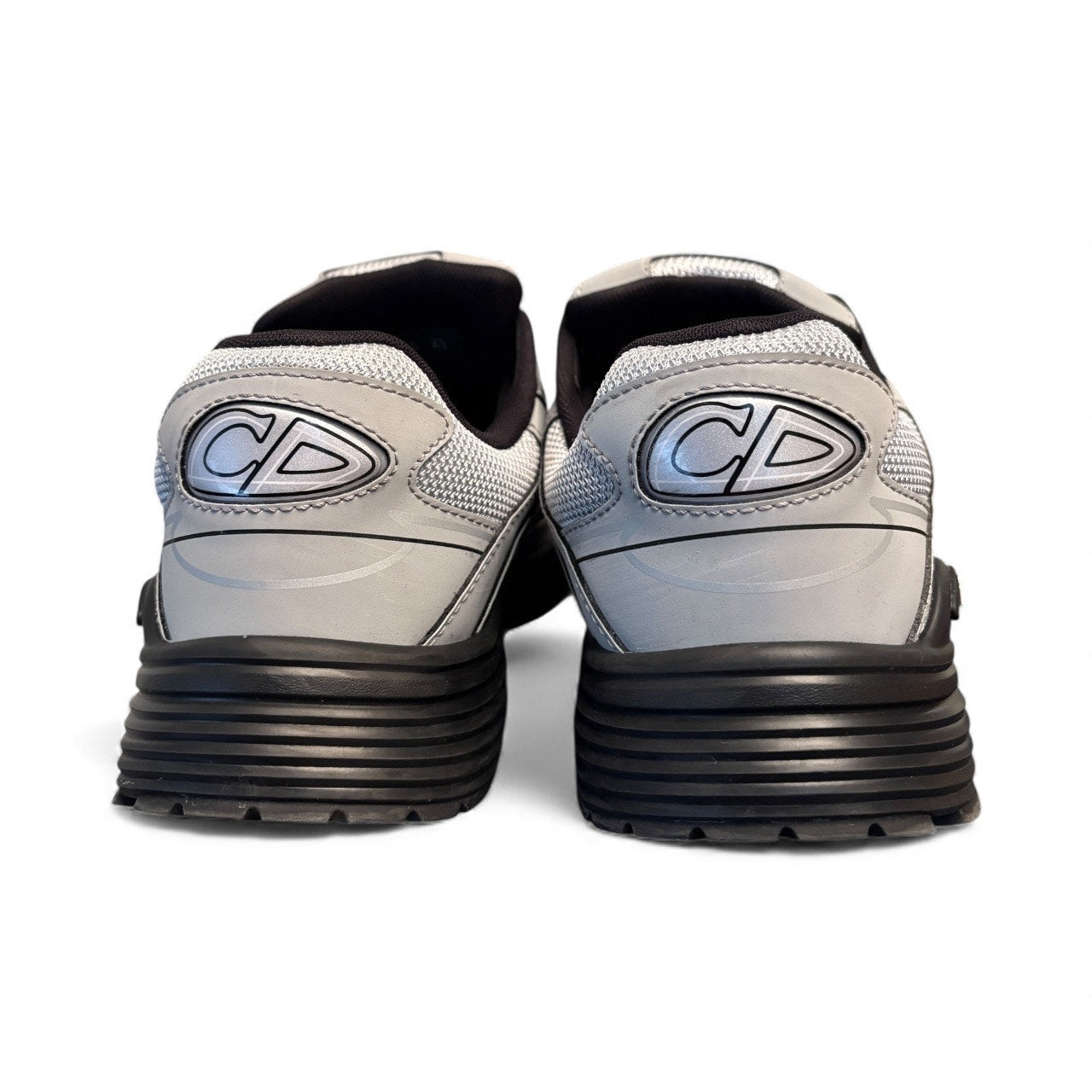 Size 10 - Dior B30 Grey & Black Sneakers NEW SEASON