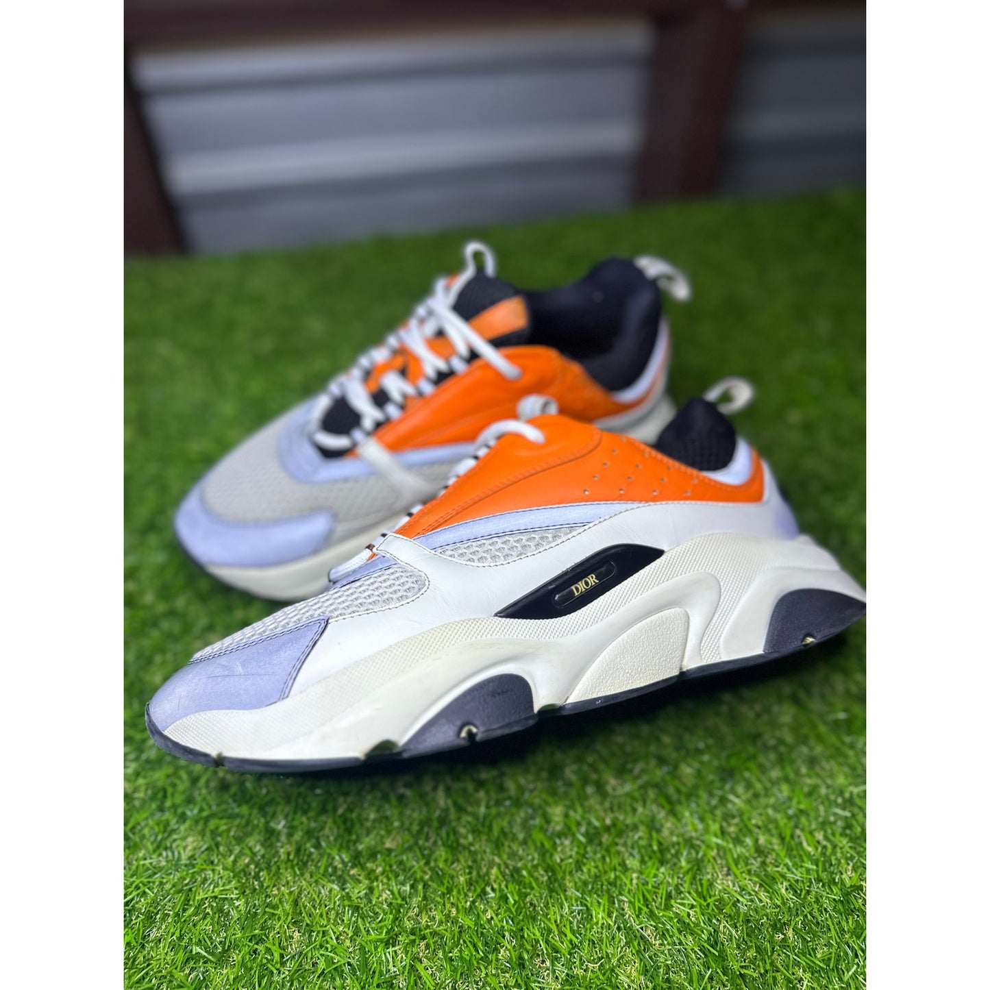 Size 11 - Dior B22 Orange/White Sneakers