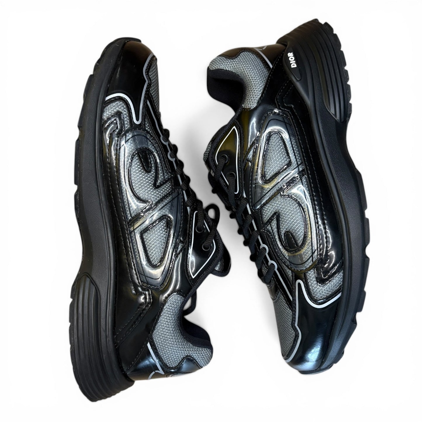 Dior B30 Black 'Oxford Light Grey' Sneakers | Size 43 (10US)