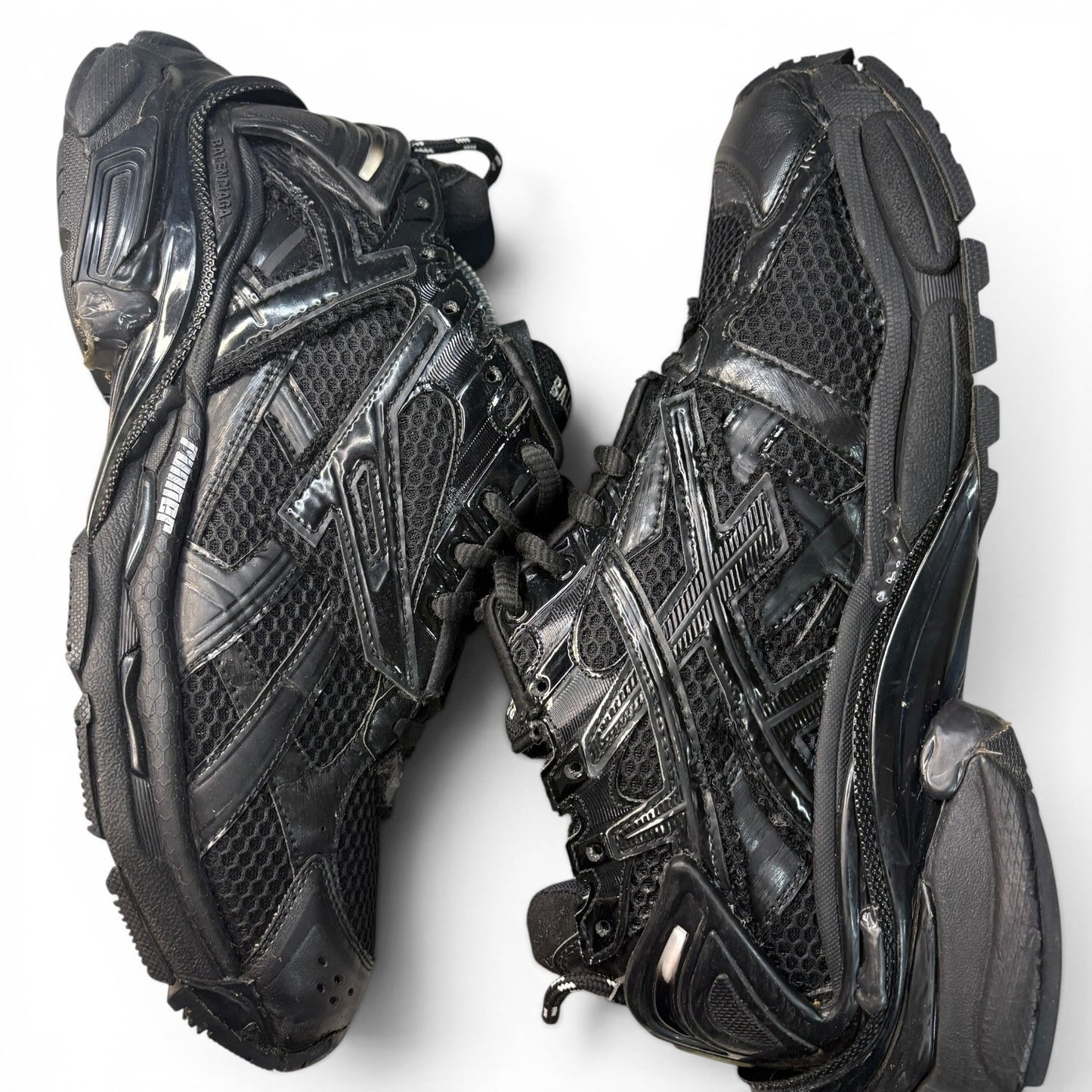 Size 10 - Balenciaga Runner Black Track Sneakers