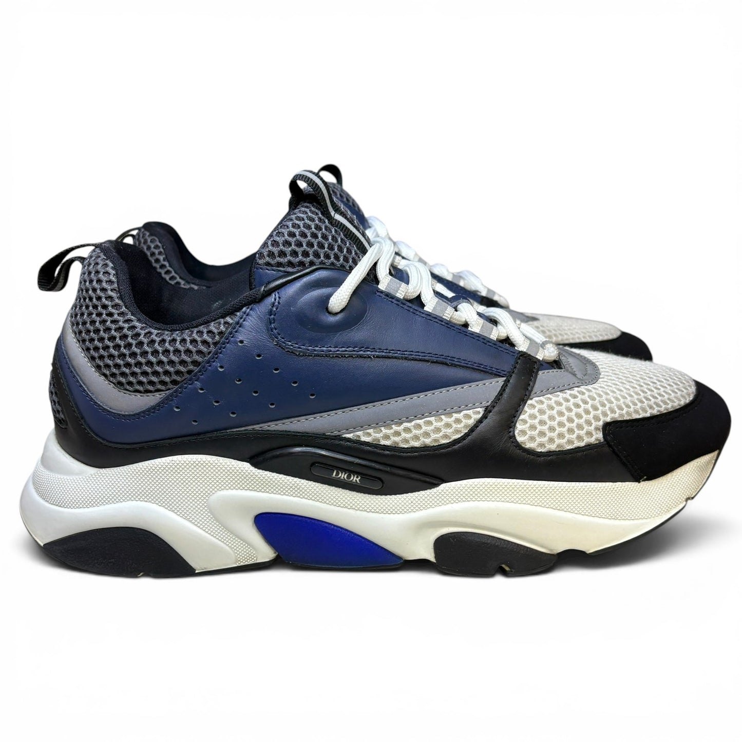 Dior B22 Low Top Black Navy Sneakers | Size 45 (12US)