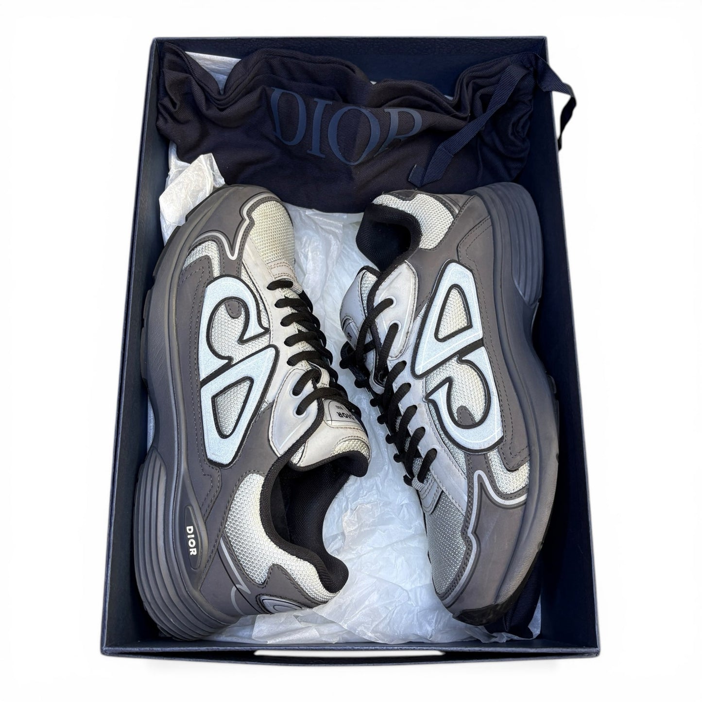 Dior B30 Dark Grey Sneakers | Size 42 (9US)