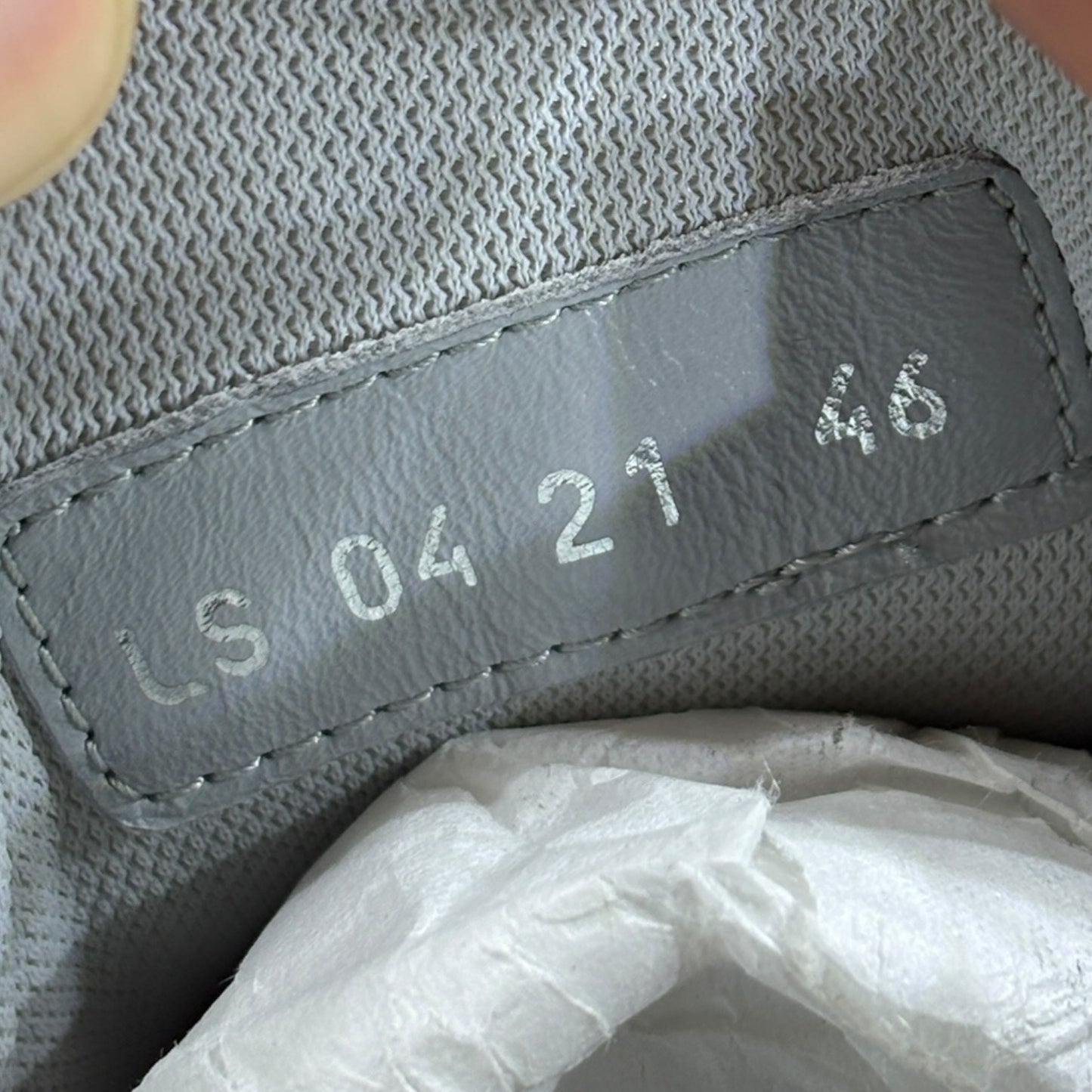 Dior B22 Reflective Low Top Grey Sneakers | Size 46 (13US)
