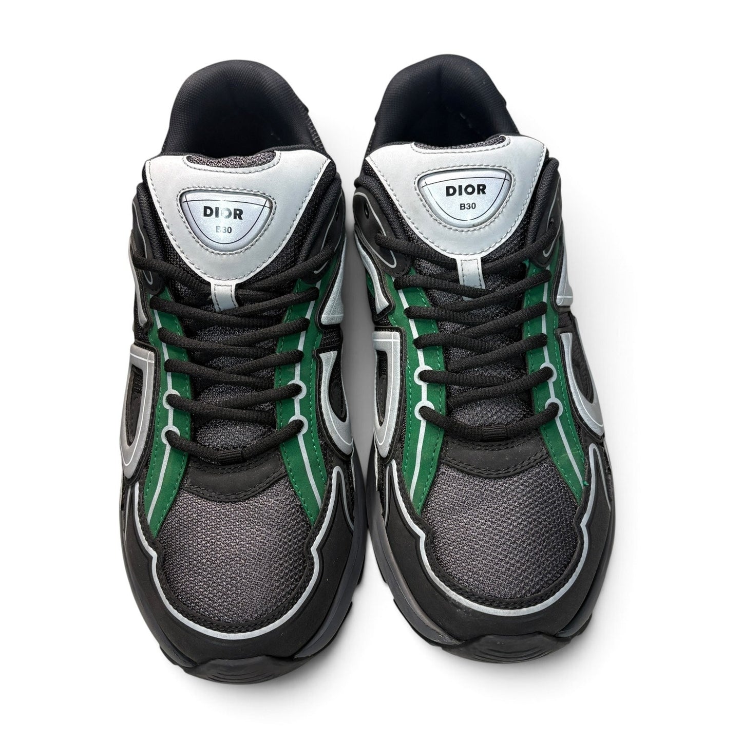 Dior B30 Deep Green / Black / Grey Sneakers | Size 45 (12US)