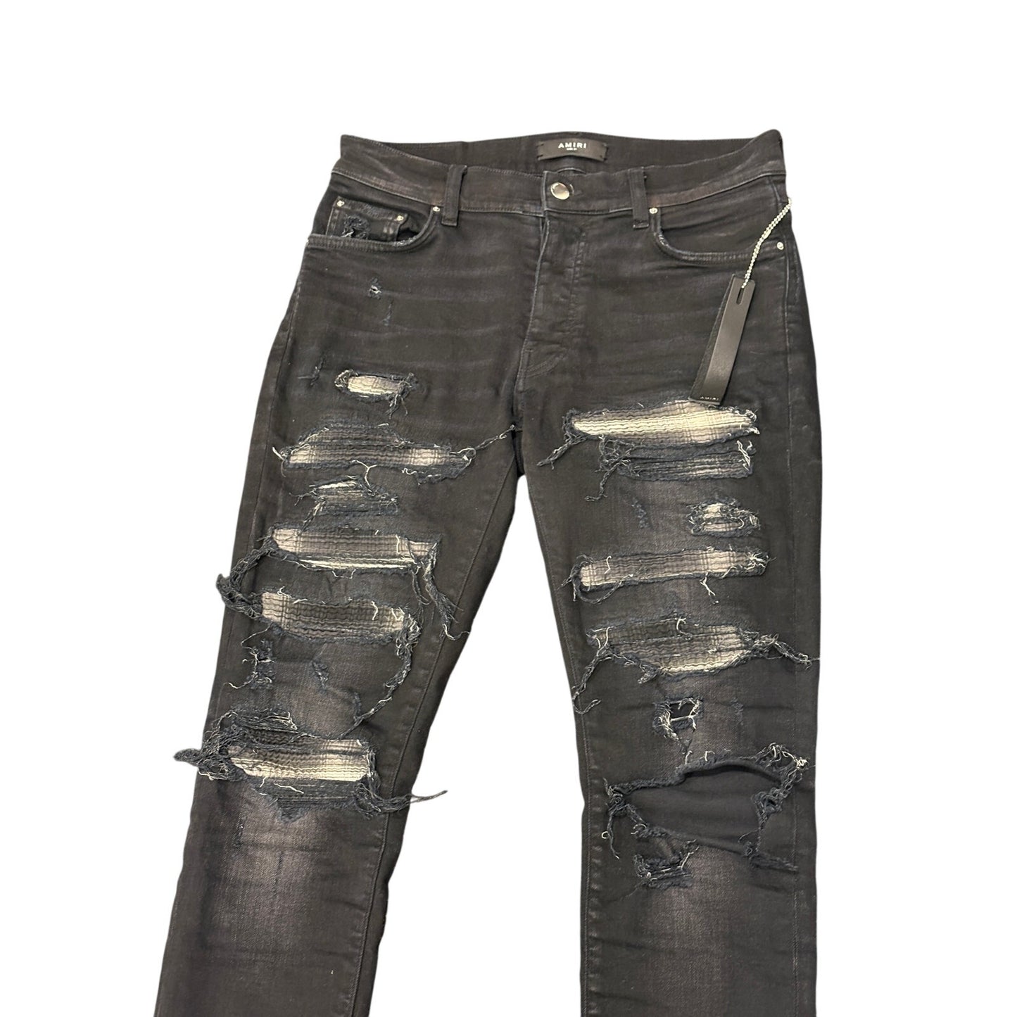 Amiri Bandana Thrasher Jeans faded black | Size 31