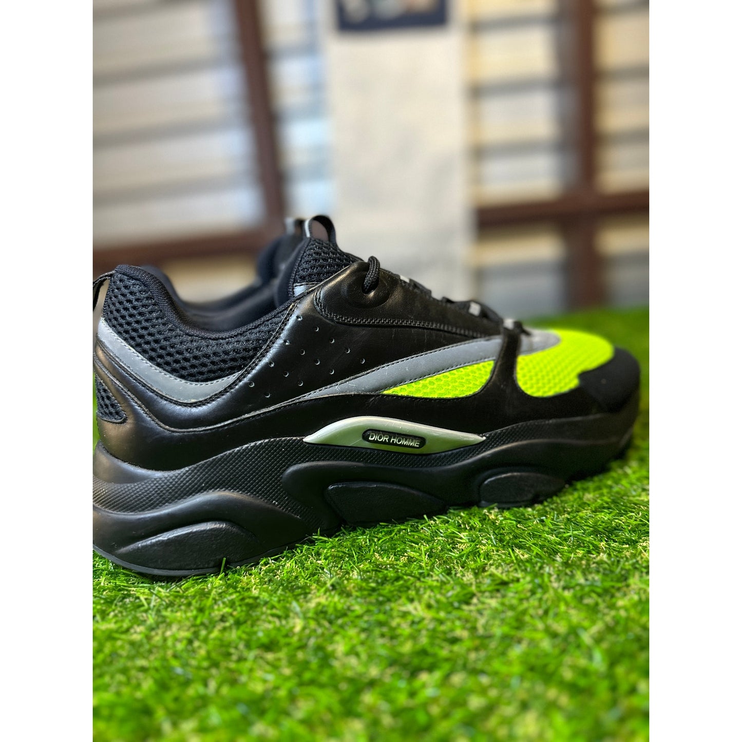 Dior B22 Black\Neon Sneakers