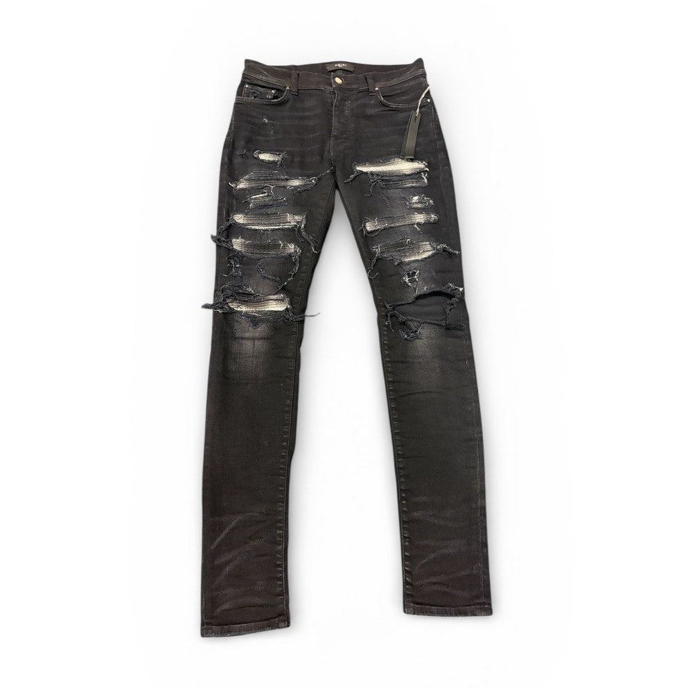 Amiri Bandana Thrasher Jeans faded black | Size 31