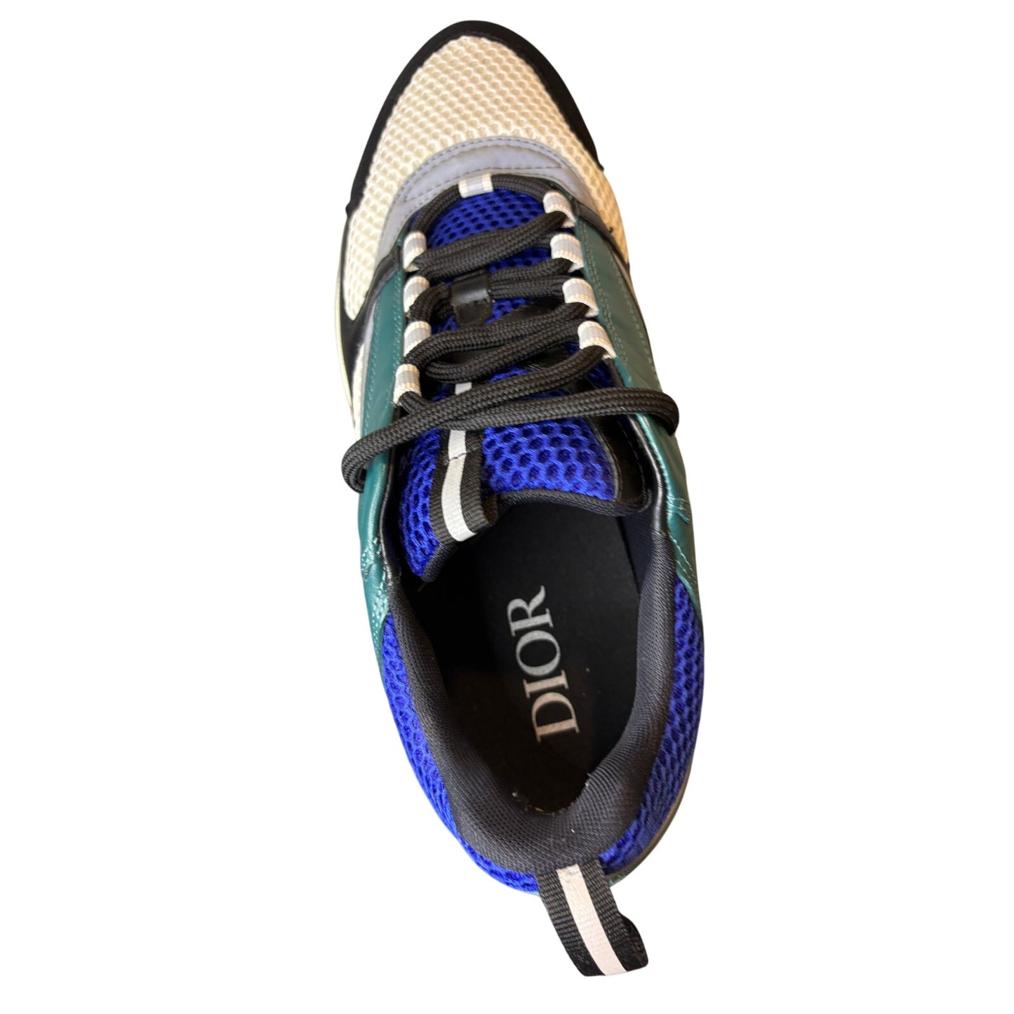 Size 11 - Dior B22 Men's Sneaker White Blue Black Green