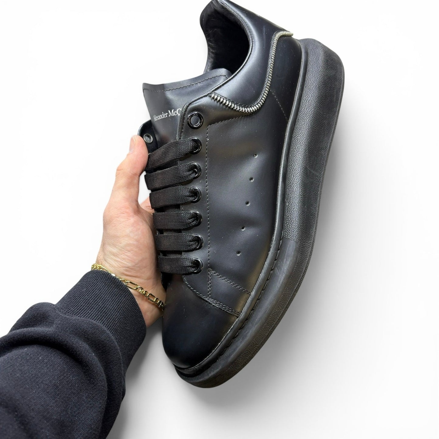 Alexander McQueen Oversized Black Sneakers | Size 43(10M)