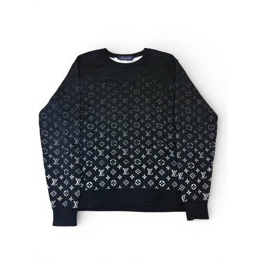 Louis Vuitton LVSE Monogram Degrade Crewneck Black/White | L