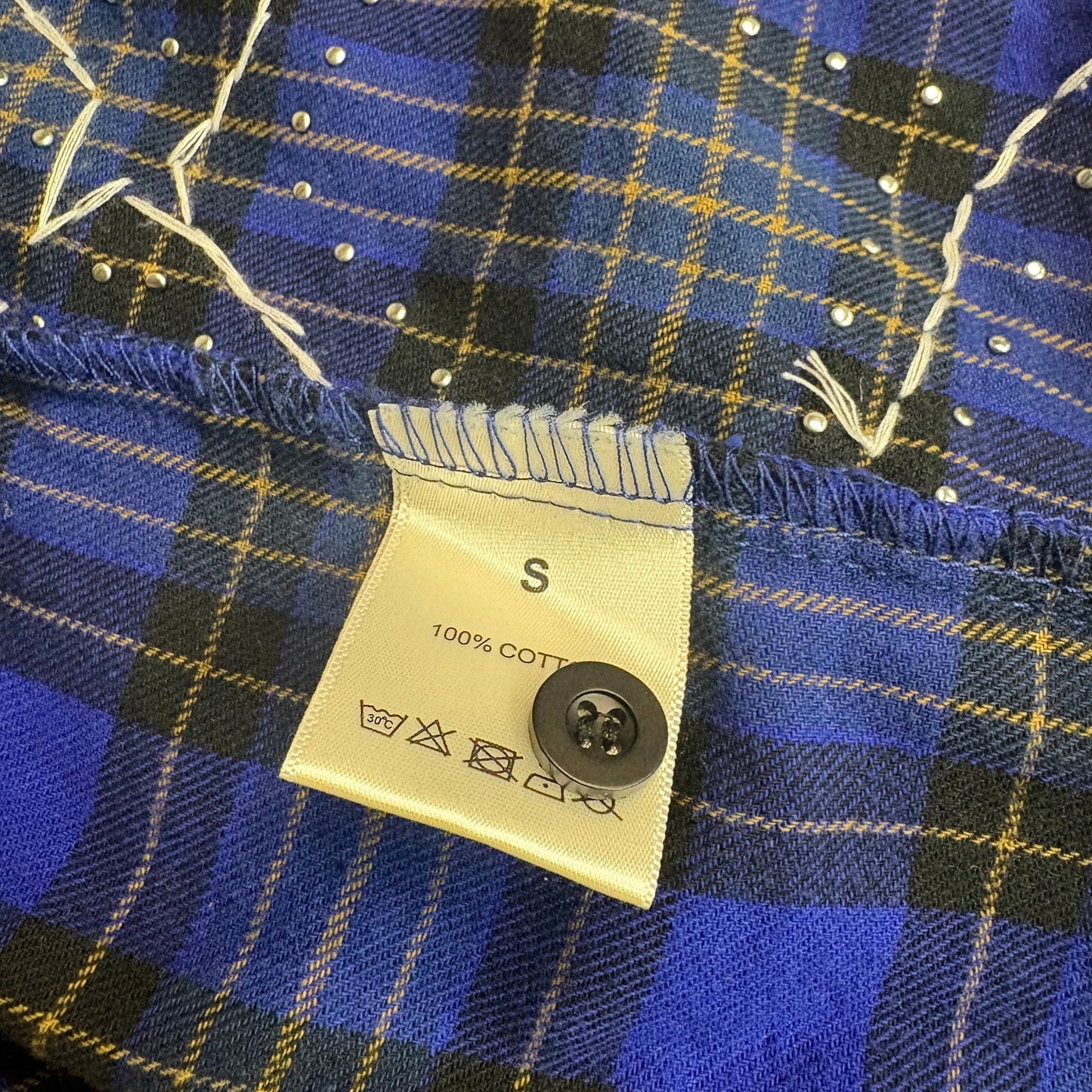 Vale Forever Blue Inferno Flannel | Size Small