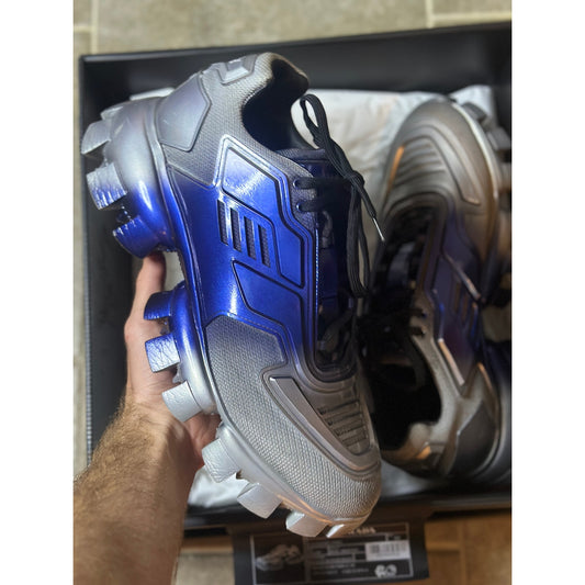 Size 10 - Prada Cloudbust Thunder Knit Anthracite Royal Blue