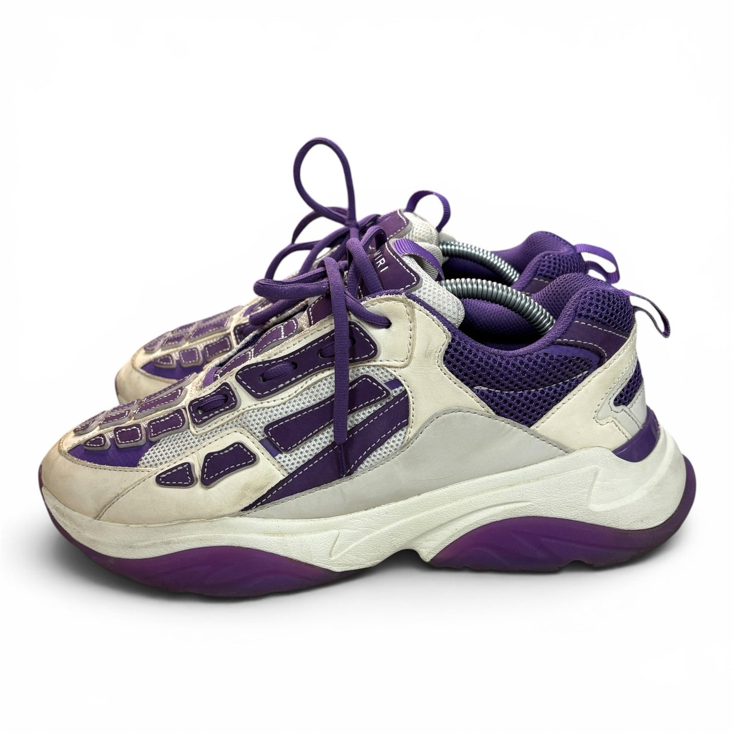 Amiri Bone Runners White and Purple | size 44(11)