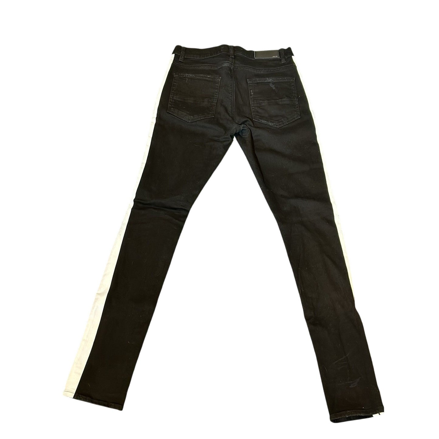 Amiri White Stripe Track Jeans