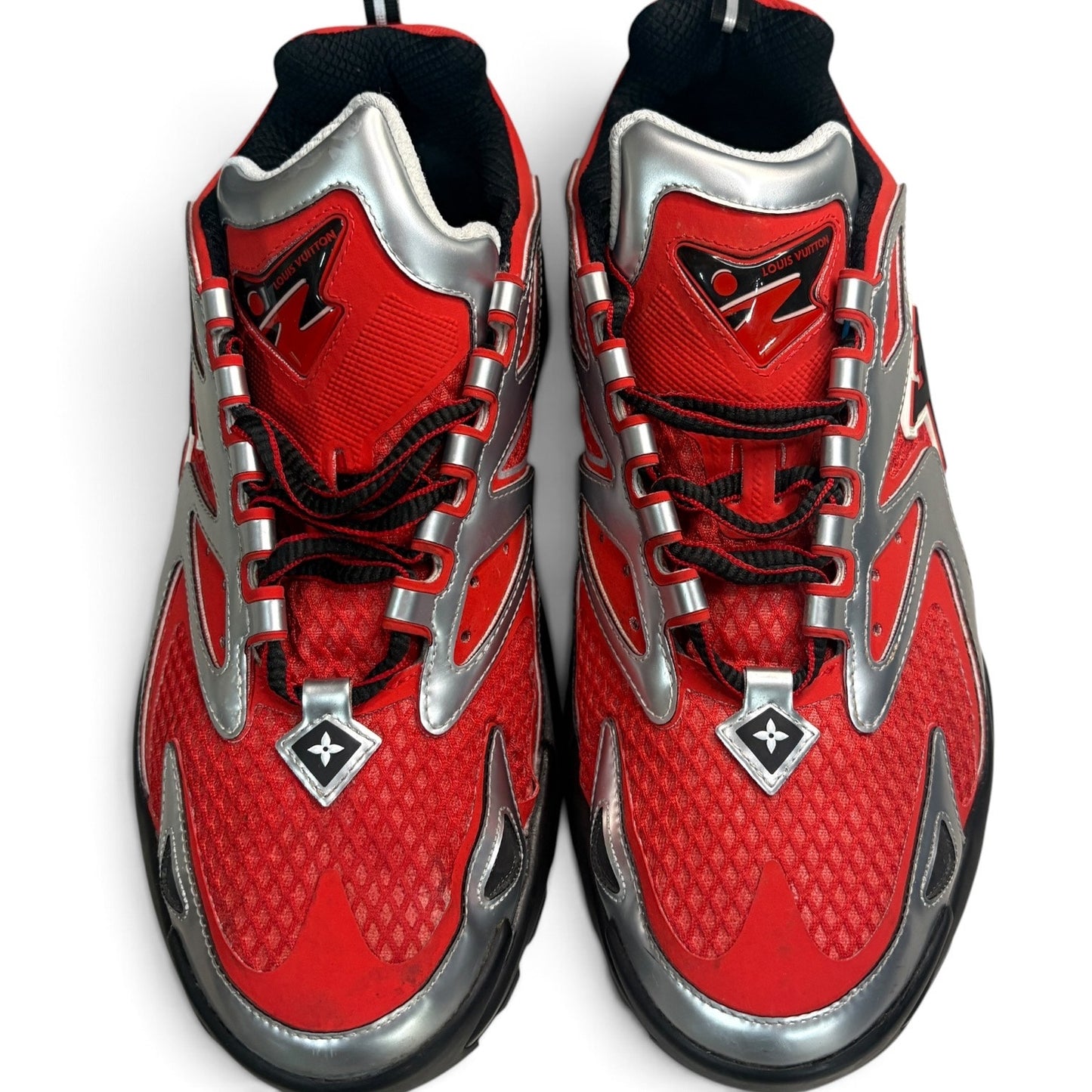 Louis Vuitton Tactic Sneakers Red | Size 8.5LV / 9.5US