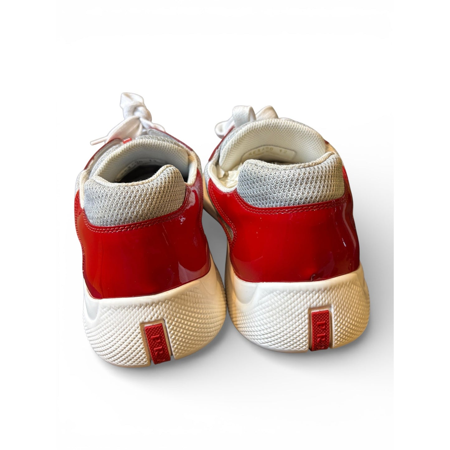 Prada America’s Cup Red Sneakers | Size 12UK