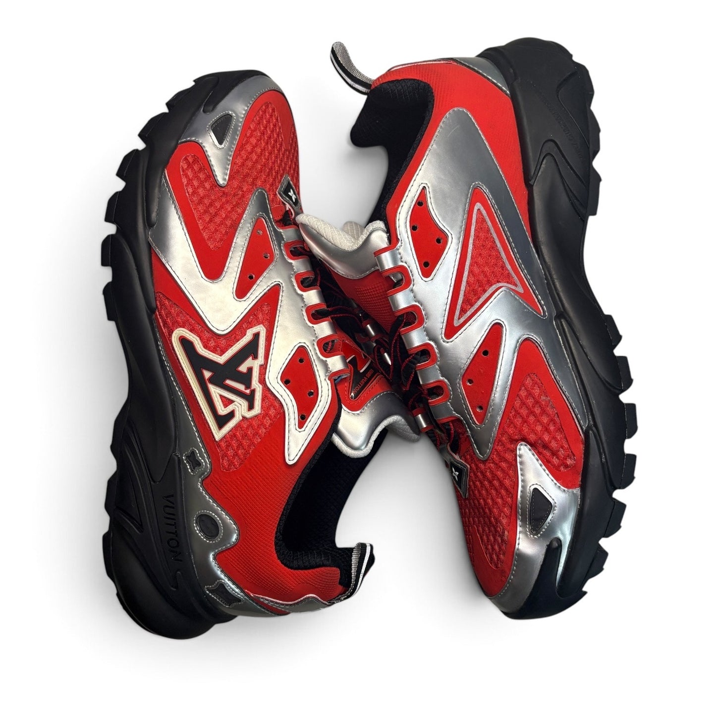 Louis Vuitton Tactic Sneakers Red | Size 8.5LV / 9.5US