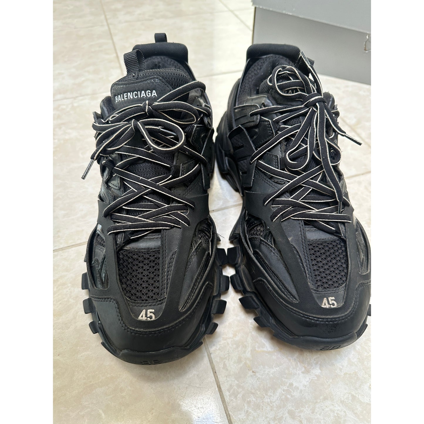 Size 12 - Balenciaga Track Sneakers in Black