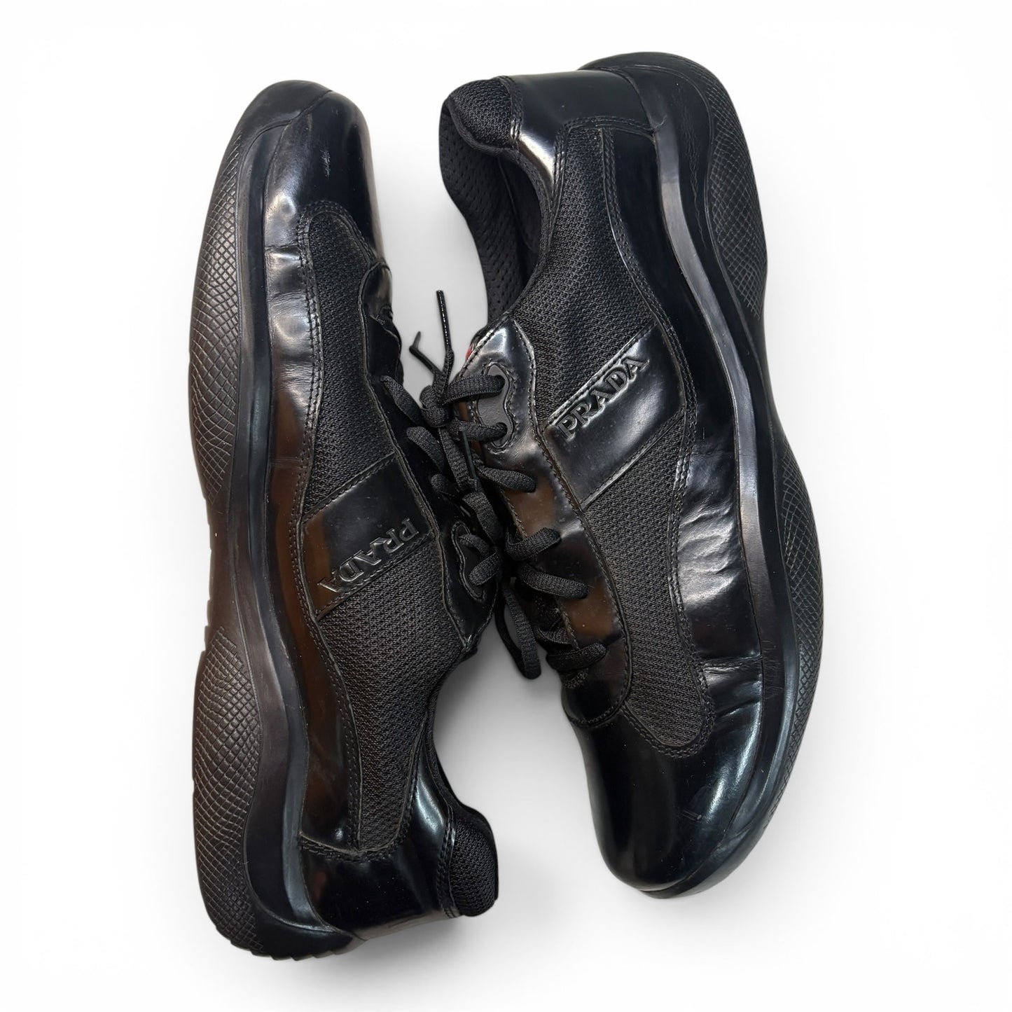 Prada America's Cup Black Sneakers | 10.5UK
