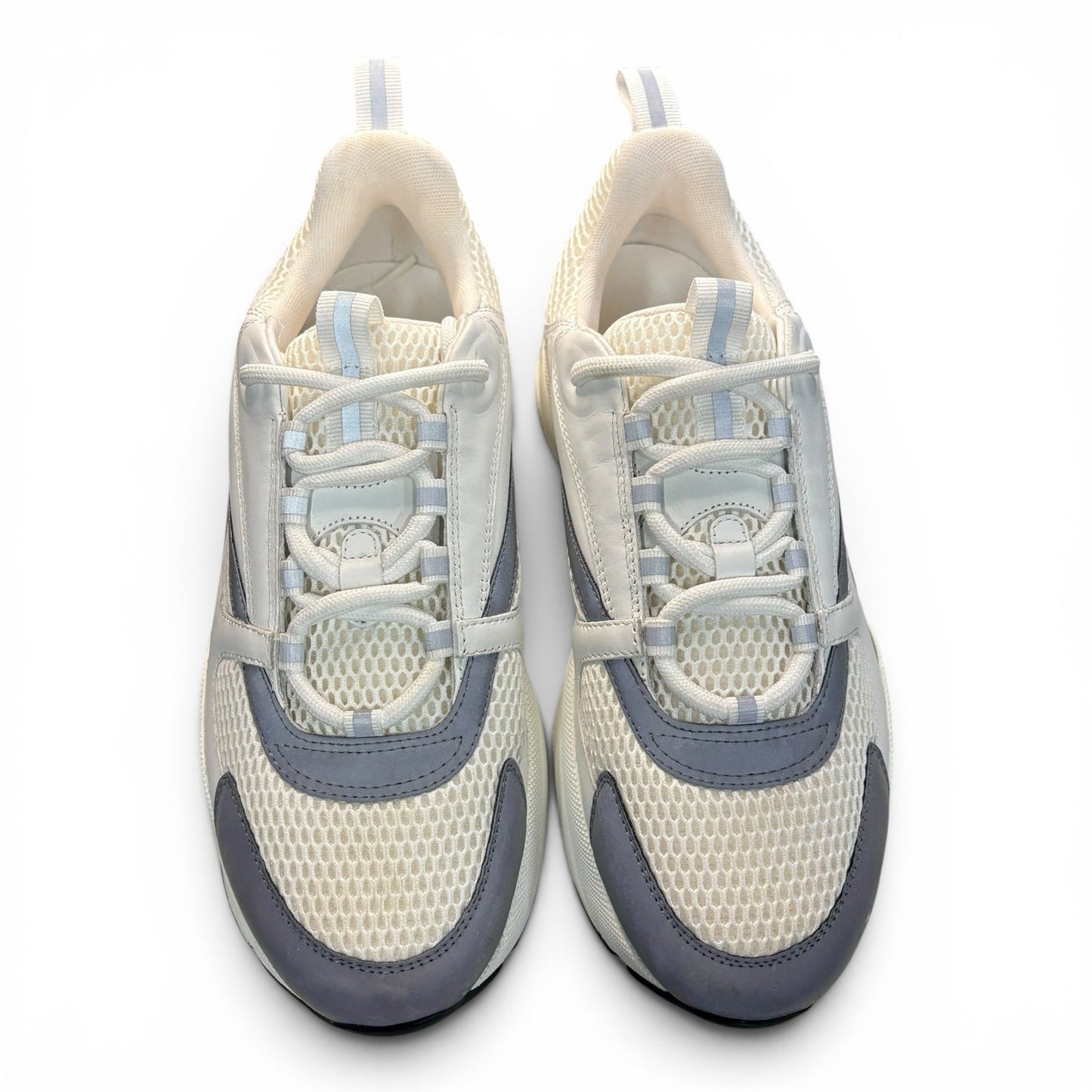 Dior B22 Reflective Low Top White Sneakers | Size 42 (9US)