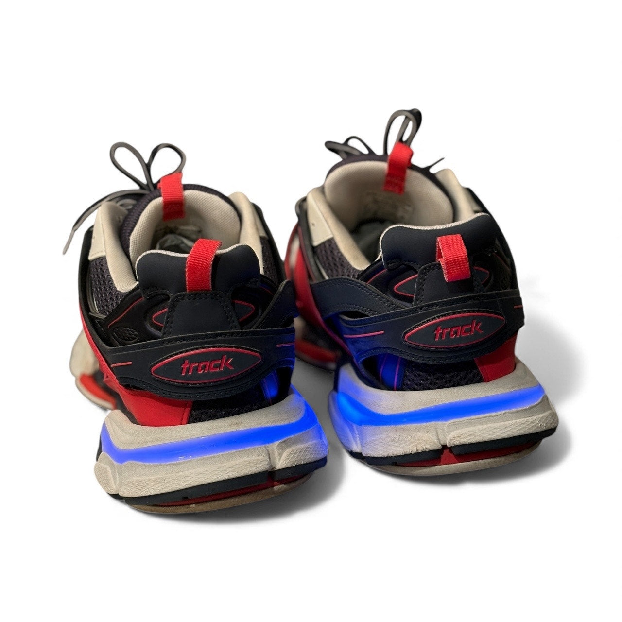 Size 44(11US) - Balenciaga Track LED ' Red Navy '
