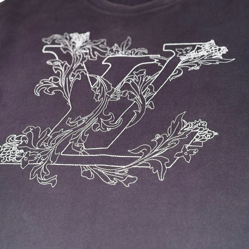 Louis Vuitton VIRGIL ABLOH - HAND STITCHED FLORAL LOGO TEE