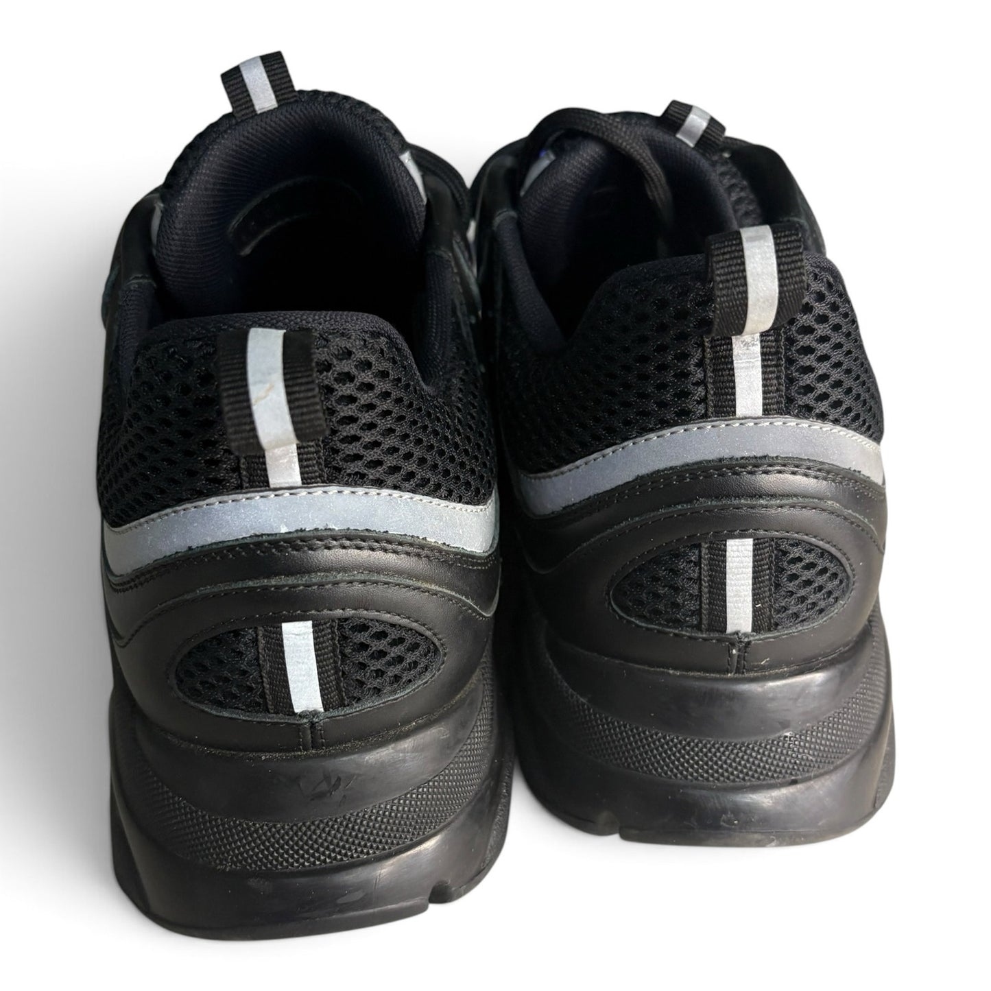 Dior B22 Reflective Low Top Black Sneakers | Size 44 (11US)