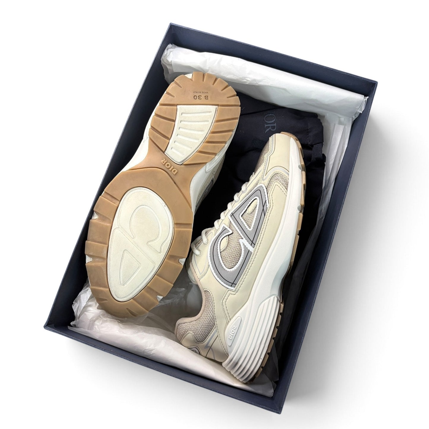 Dior B30 Beige / Cream Sneakers | Size 42 (9US)