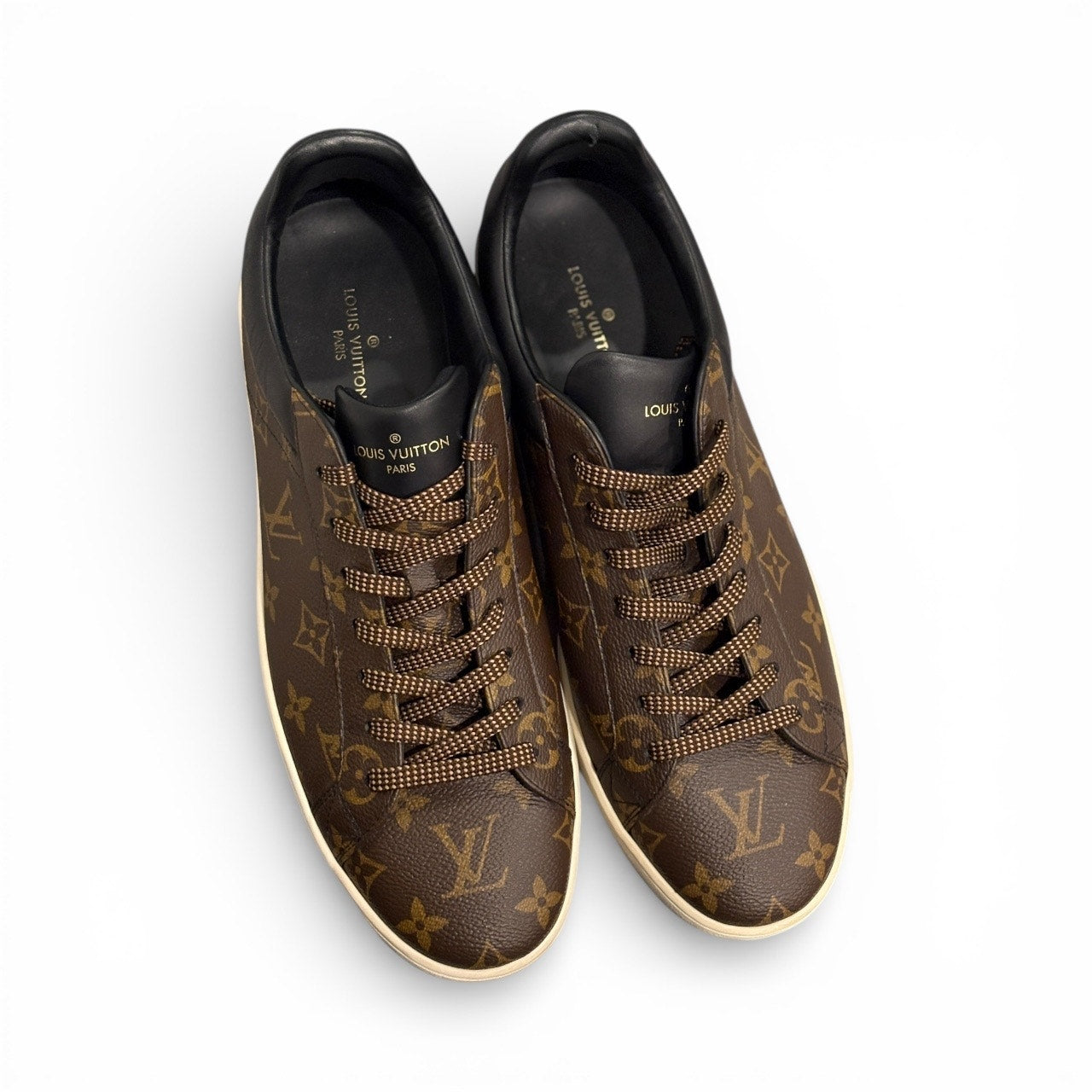 Size 9.5 - Louis Vuitton Luxembourg Monogram canvas Sneakers