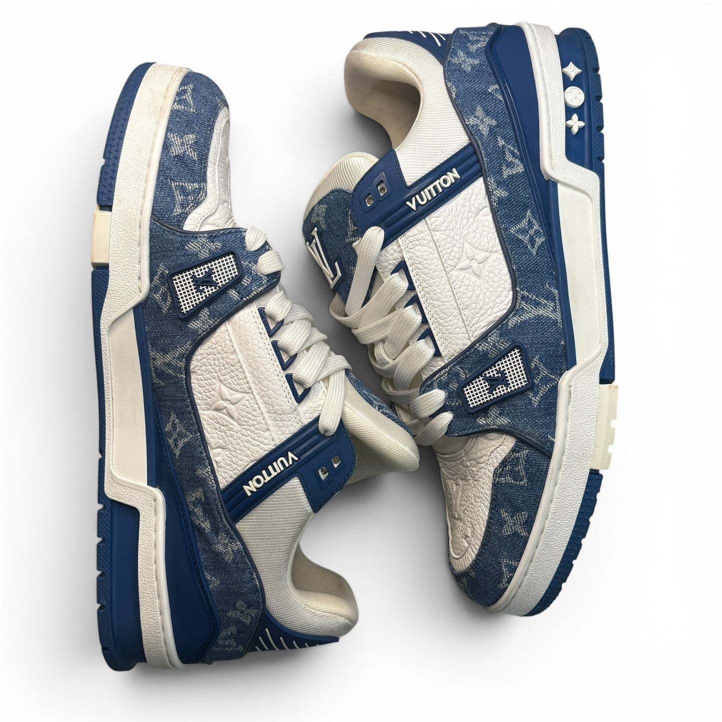 Louis Vuitton LV Trainer Blue Sneakers | Size 10LV