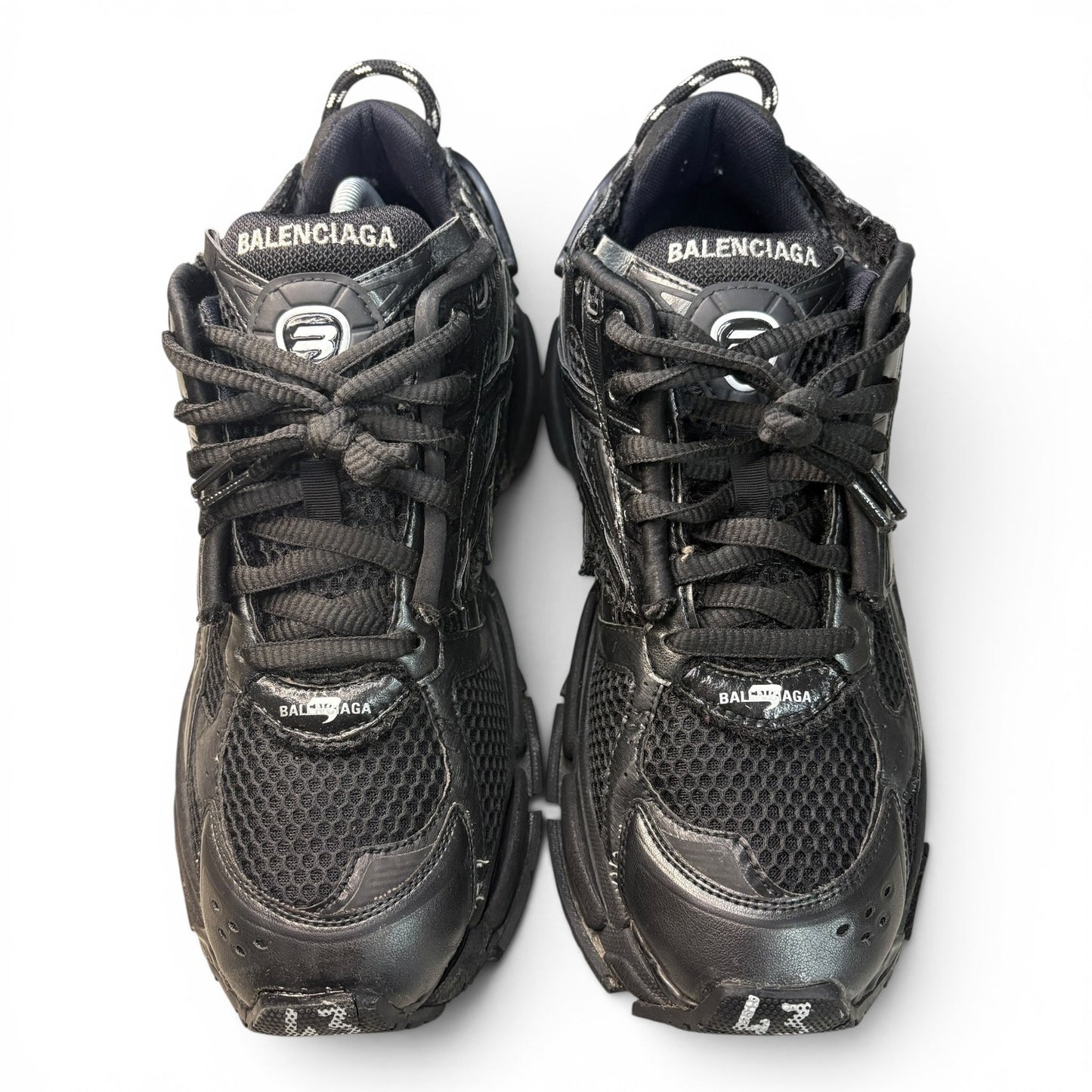 Size 10 - Balenciaga Runner Black Track Sneakers